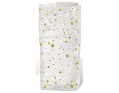 URSUS Weihnachtsbeutel Sterne 16 cm 10 Stück, Grösse 9.5 x 16 cm