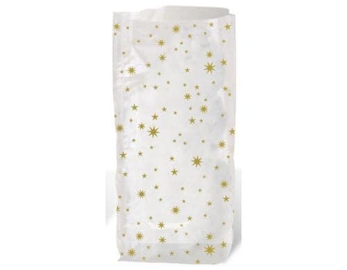 URSUS Weihnachtsbeutel Sterne 19 cm 10 Stück, Grösse 11.5 x 19 cm