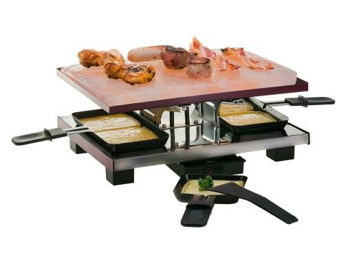 Nouvel Raclette Gerät Delux Salzstein 1000 Watt