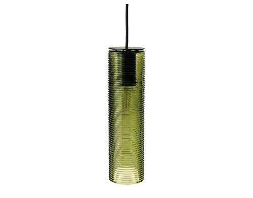 PANZERI Pendelleuchte CLIO Schwarz Grün inkl. 1x LED E27 8W 1050lm 2700K Nicht Dim