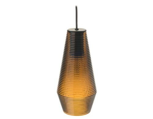 PANZERI Pendelleuchte OLIVIA Schwarz Bronz inkl. 1x LED E27 8W 1050lm 2700K Nicht Dim