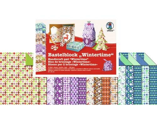 URSUS Motivblock Wintertime 16 Blatt à 300g/m2, 24x34cm
