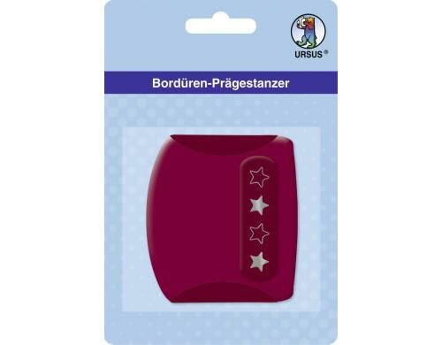 URSUS Bordüren-Prägestanzer Sterne für Papiergrössen bis zu 240g/m2