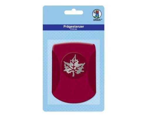 URSUS Prägestanzer Ahornblatt 3.2 cm für Papiergrössen bis zu 240g/m2