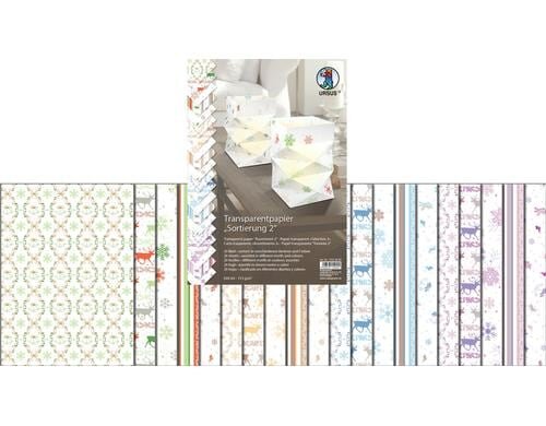 URSUS Transparentpapier Sortierung 2 20 Blatt à 115g/m2, 21 x 29.7cm