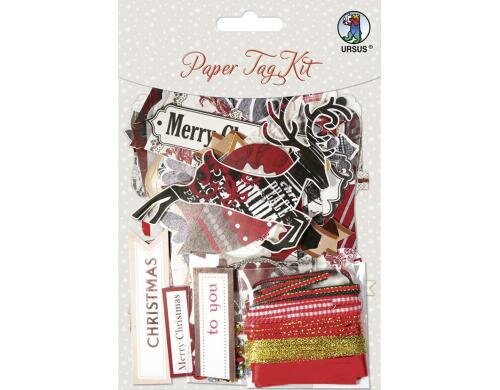 URSUS Geschenkanhänger Christmas 8 Paper Tags