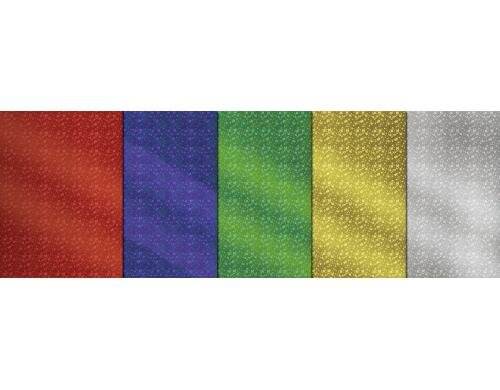 URSUS Hologrammfolie Sternenstaub 5 Blatt à 100g/m2, 23 x 33cm