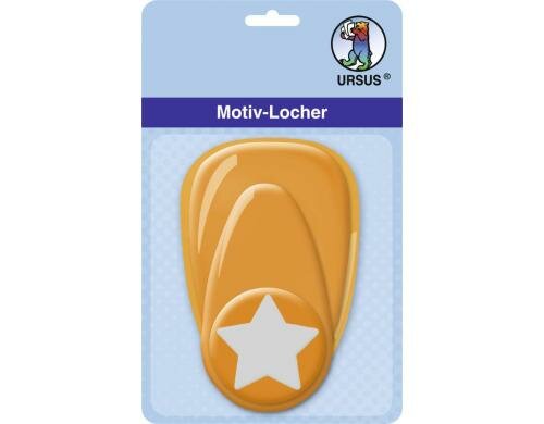 URSUS Motivlocher Stern mittel für Papiergrössen bis zu 220g/m2