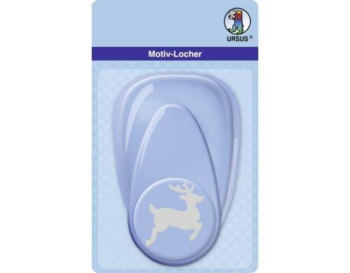 URSUS Motivlocher Rentier Maxi für Papiergrössen bis zu 220g/m2