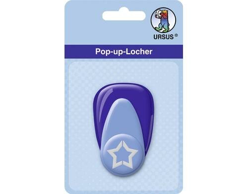 URSUS Motivlocher Pop-Up Stern für Papiergrössen bis zu 160g/m2