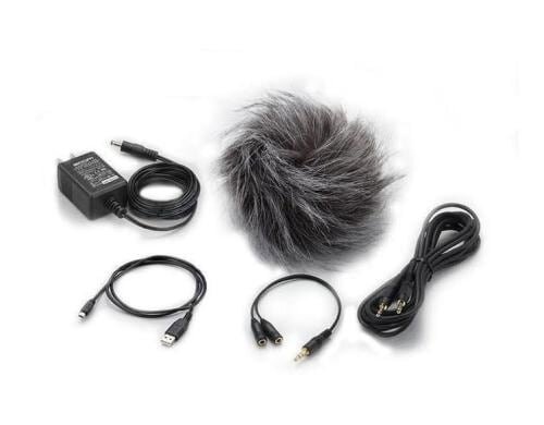 Zoom APH-4n PRO Zubehör Pack zu Zoom H4n Windschutz, Netzteil, USB & Splittkabel