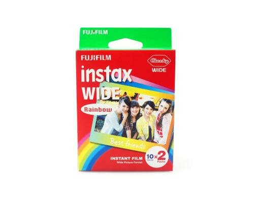 Fujifilm Instax Color 10 Blatt 2-P Rainbow zu Instax Wide 300, Instax 210