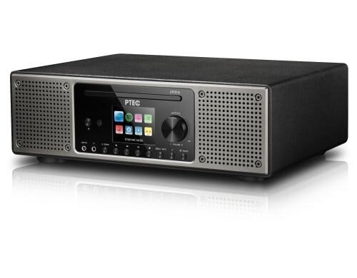 P TEC Pilatus II, DAB+ und Internetradio Schwarz, Bluetooth, WLAN, CD, USB