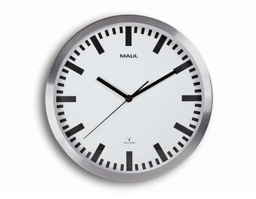 MAUL Wanduhr MAULpilot 30RC 35 x 35 x 4.5 cm