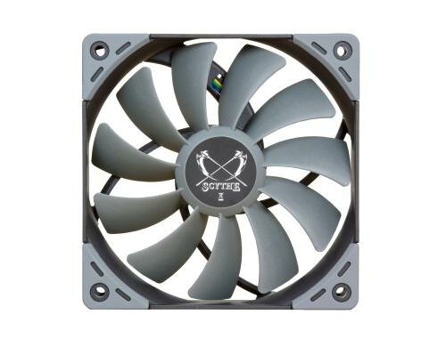 Gehäuselüfter Scythe Kaze Flex 120mm PWM Qu 120x120x27mm, 14.5 dBA