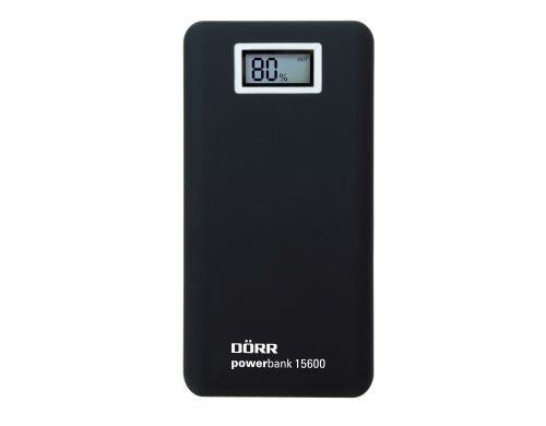 DÖRR Powerbank 15600mA black Lithium Ion Akku mit 2 USB Ausgängen