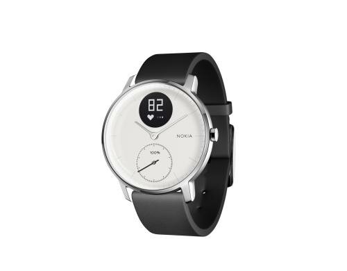 Nokia Aktivitätenmesser Steel HR 36 weiss Uhr und Aktivitätenmesser, 36 mm