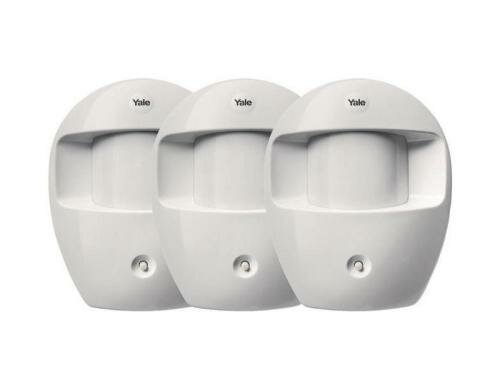 YALE Bewegungsmelder Indoor 3er Set 3er Set Bewegungmelder inkl. Batterien