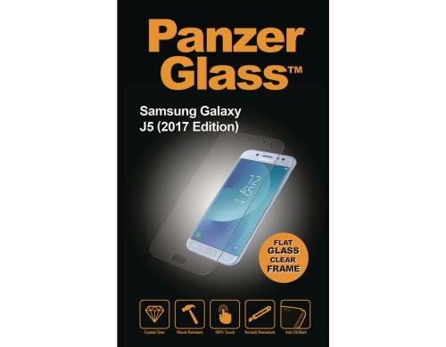 Panzerglass Displayschutz Flat Clear für Samsung Galaxy J5 2017