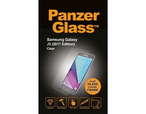 Panzerglass Displayschutz Flat Clear für Samsung Galaxy J3 2017