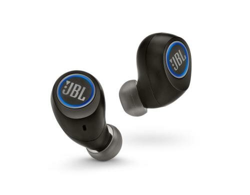 JBL Free, Truly Wireless In-Ear Kopfhörer schwarz, 4h Akku, 20h Reserve Akku im Case