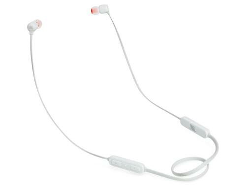 JBL T110BT, Bluetooth In-Ear Kopfhörer weiss, 3-Button Mic / Remote