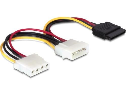 Molex zu Molex und SATA Molex zu Molex und Serial ATA Splitter