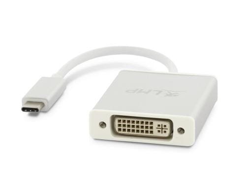 LMP USB-C 3.1 zu DVI Adapter Aluminium Gehäuse, silber