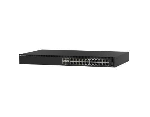 Dell Networking N1124P 24 Port Mngd Switch 24x1Gbps, 4xSFP+, stkbl, L2, 190W PoE+