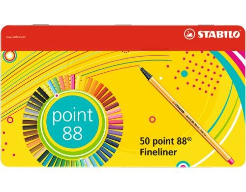 Stabilo Point 88 50er Metalletui