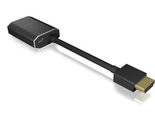 ICY BOX IB-AD502 HDMI zu VGA Auflösung bis zu 1920x1080@60 Hz, Aluminium