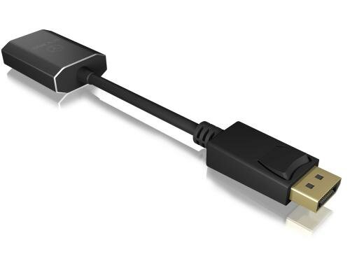 ICY BOX IB-AD508 Dis.Port zu HDMI Auflösung bis zu 4096x2160@60 Hz, Aluminium