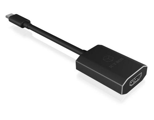 ICY BOX IB-AD534-C USB Type-C zu HDMI Auflösung bis zu 4096x2160@60 Hz, Aluminium