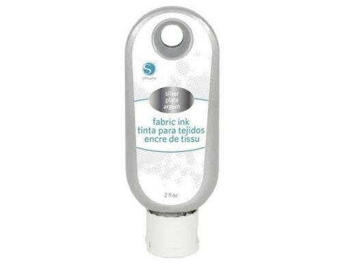 Silhouette Textilfarbe silber