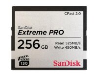 SanDisk CFast Card Extreme Pro 256GB Lesen 525MB/s,...