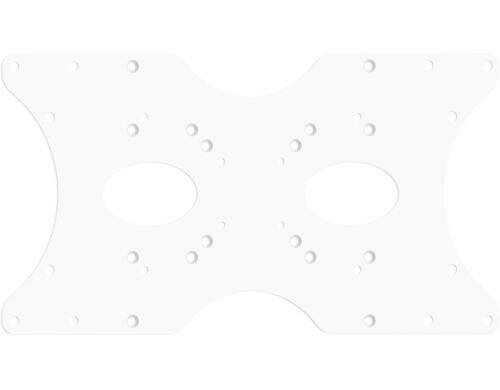 Puremounts PM-ADAPT-BW Universeller VESA Adapter, weiss