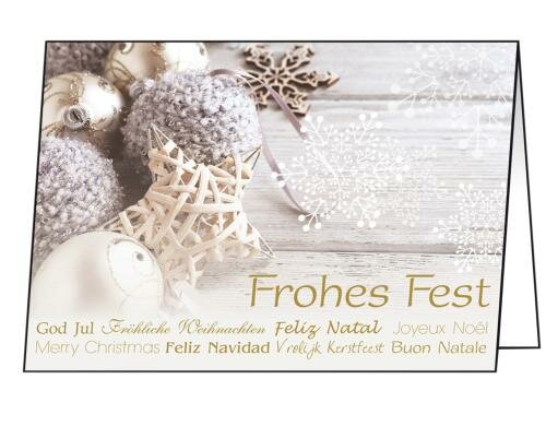 Sigel Weihnachts-Karte christmasfeeling A6 25 Stk. inkl. Umschlag, 220g