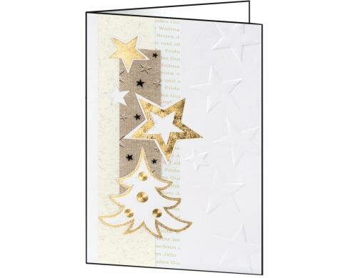 Sigel Weihnachts-Karte white christmas A6 10 Stk. inkl. Umschlag, 185g