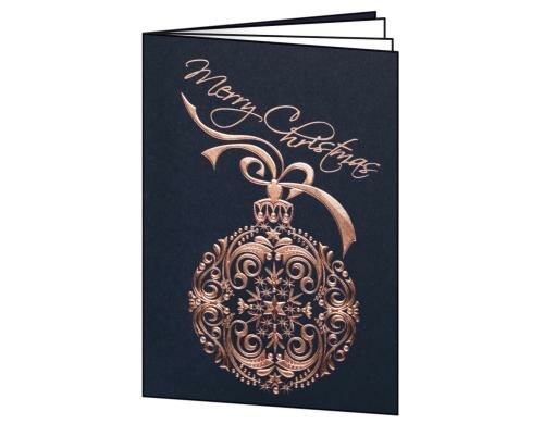 Sigel Weihnachts-Karte nobless A6 10 Stk. inkl. Umschlag, 270g