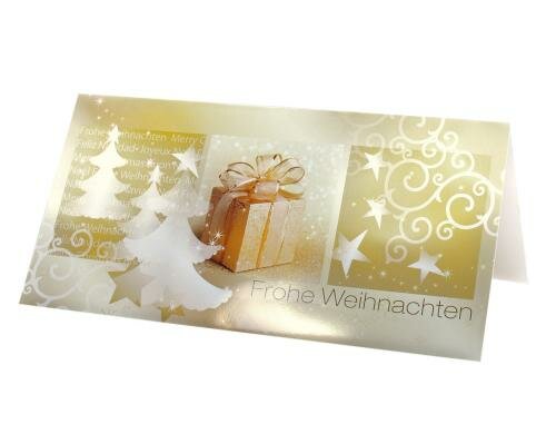 Sigel Weihnachts-Karte surprise 2/3 A4 10 Stk. inkl. Umschlag, 220g