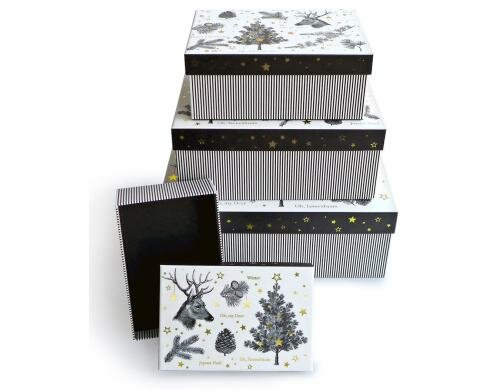 B+C Geschenkbox mit Deckel 4er Satz Oh my Dear