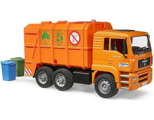 Bruder MAN TGA Müll-LKW orange Alter: 4+