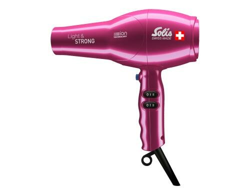 Solis Haartrockner Light& Strong 442 pink 50% mehr Luftdruck, 40% mehr Luftausstoss