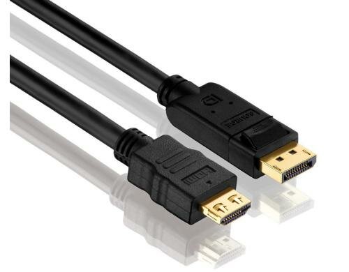 PureInstall, Adapterkabel DP/HDMI, 12.5m vergoldete Stecker