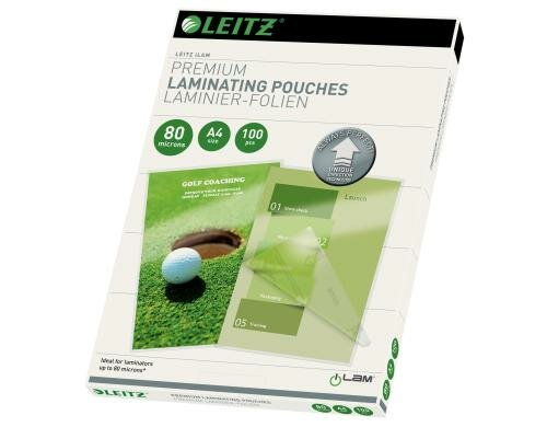 Leitz iLAM UDT Heisslaminierfolien A4 80 mic, 100 Stück