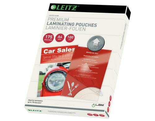 Leitz iLAM UDT Heisslaminierfolien A4 175 mic, 100 Stück