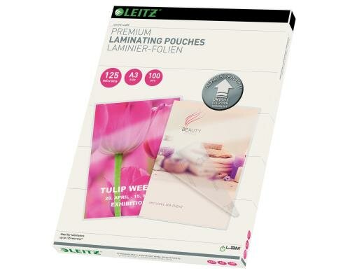 Leitz iLAM UDT Heisslaminierfolien A3 125 mic, 100 Stück