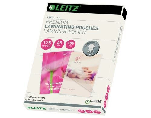 Leitz iLAM UDT Heisslaminierfolien A5 125 mic, 100 Stück