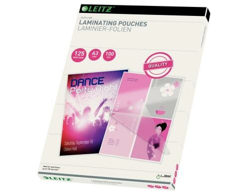 Leitz Heisslaminierfolien A3 125 mic, 100 Stück
