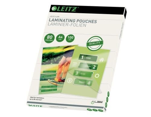 Leitz Heisslaminierfolien A4 80 mic, 100 Stück